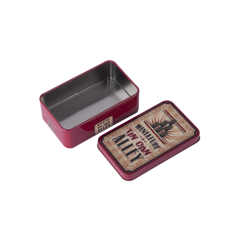 Small rectangular playing card tin box Small rectangular playing card tin box