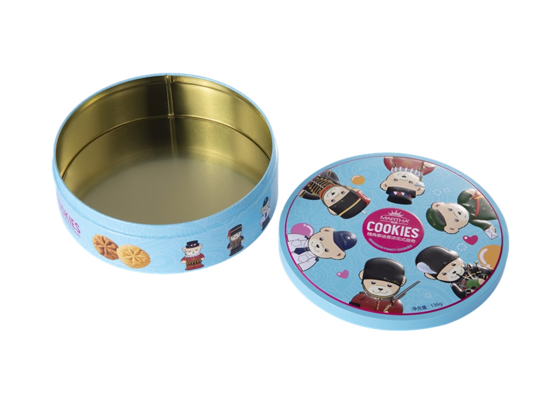 Round cookie tin box Round cookie tin box