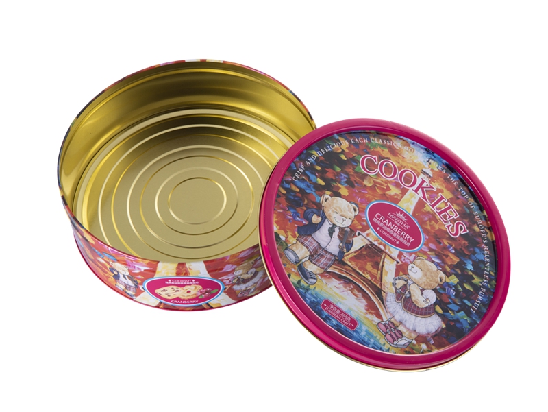 Big round cookie tin box Big round cookie tin box